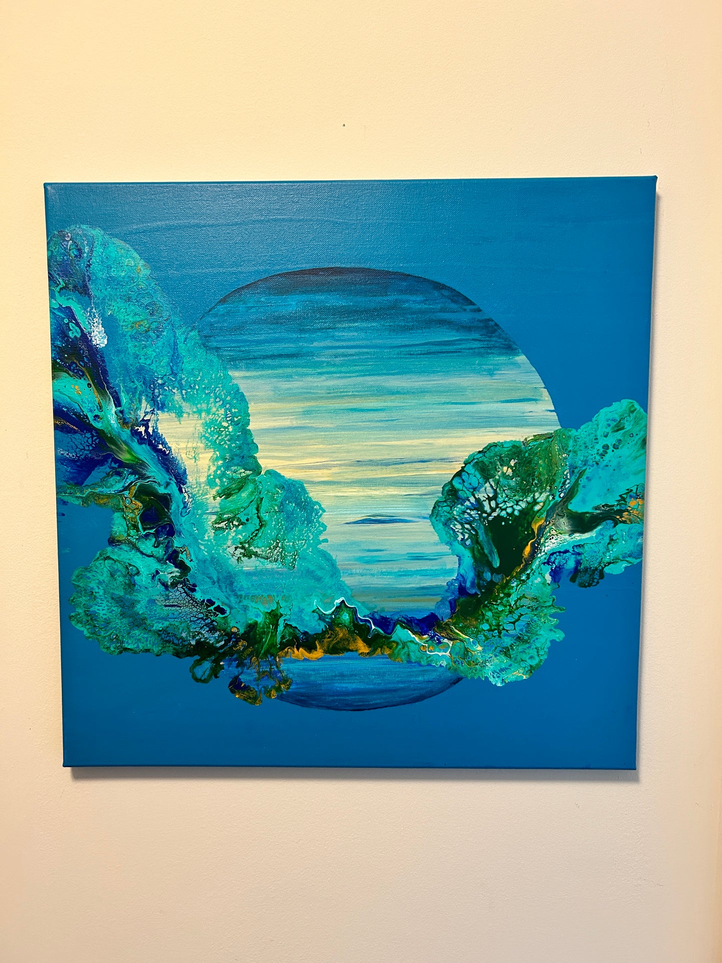#104 Acrylic Fluid Art